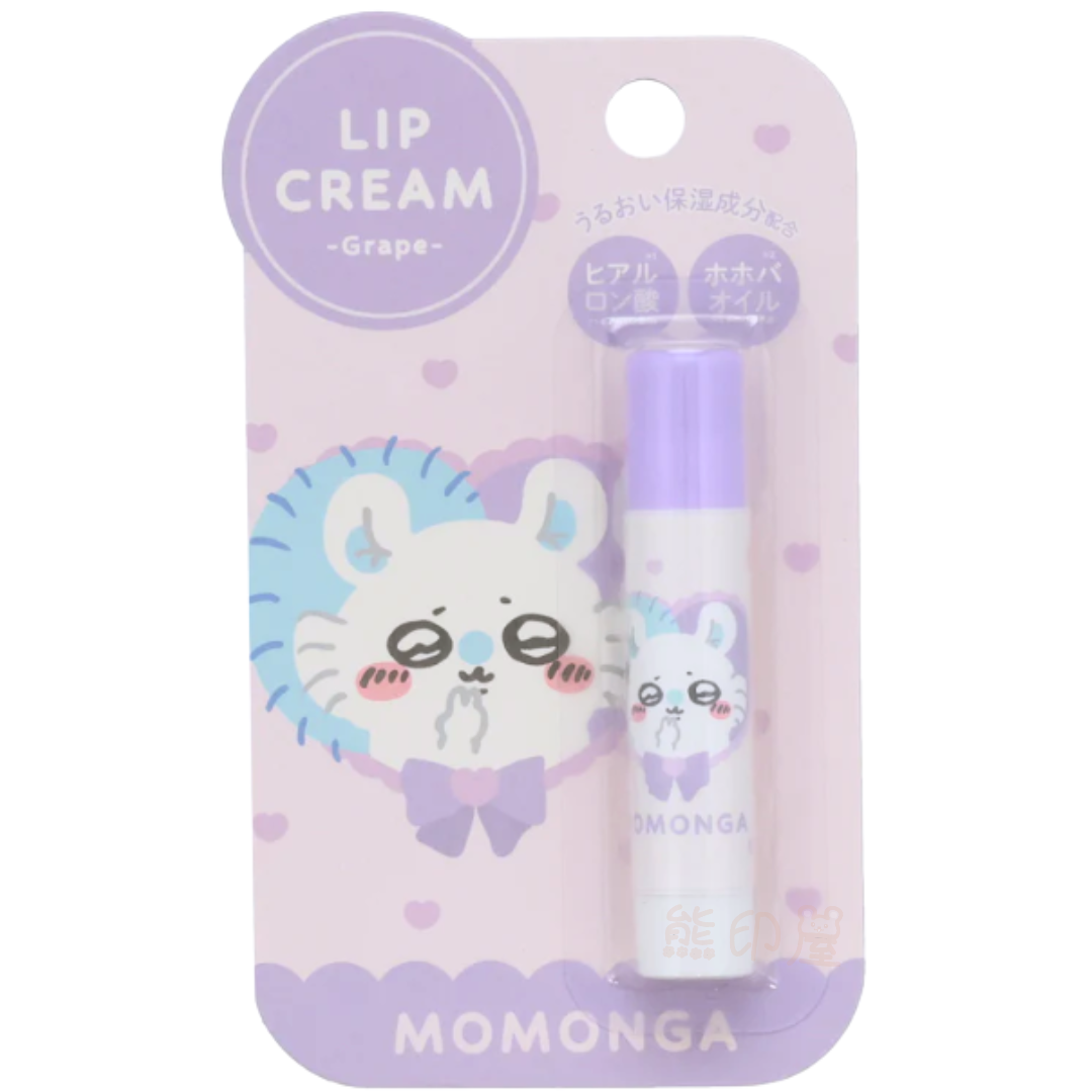 Chiikawa 飛鼠心形款 葡萄香味 保濕潤唇膏
