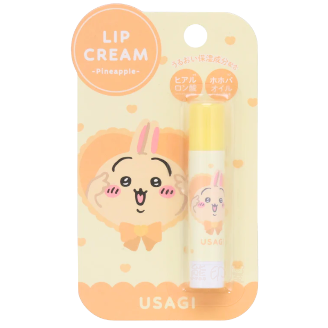 Chiikawa 兔子心形款 菠蘿香味 保濕潤唇膏