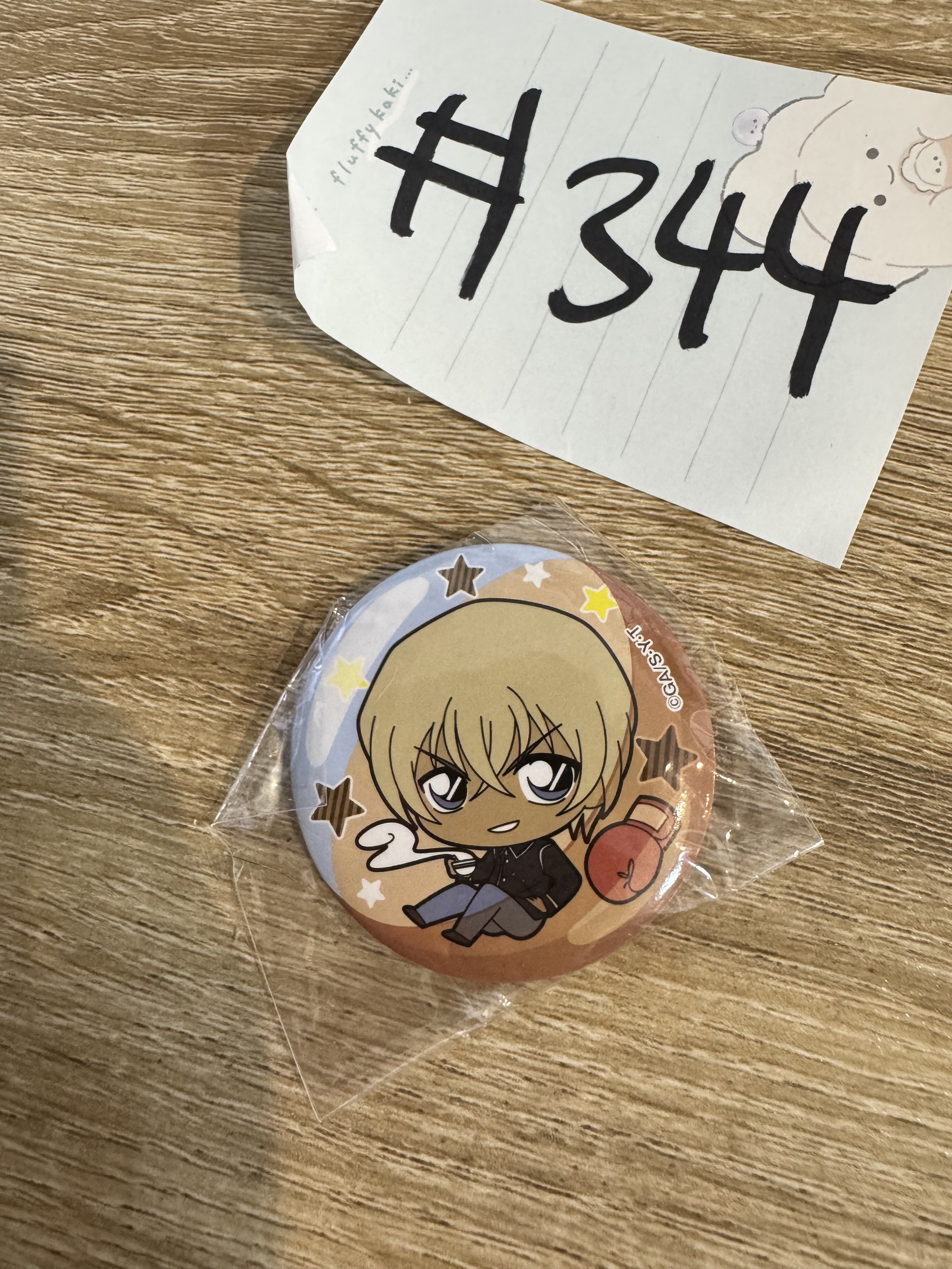 名偵探柯南 安室 襟章#344