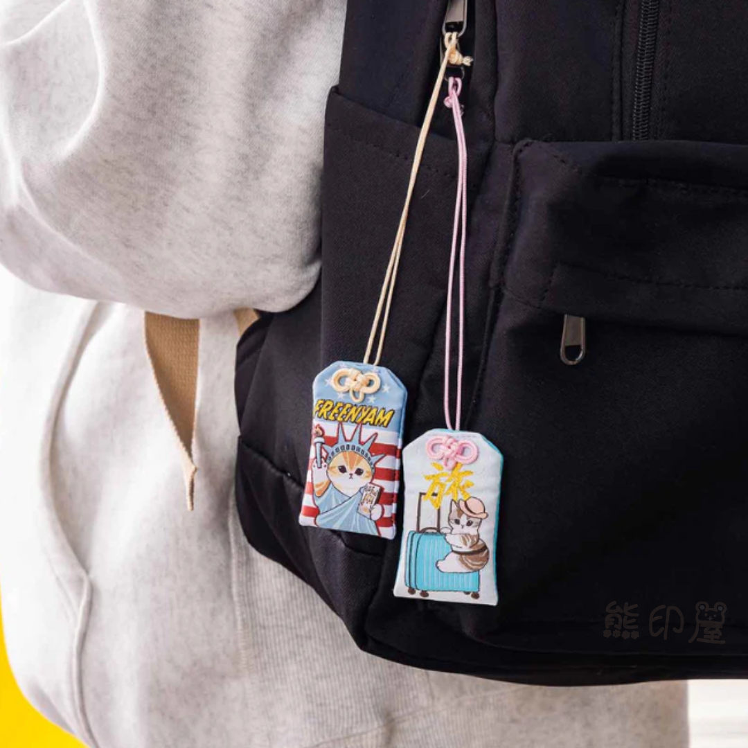 Mofusand自由女神貓 旅行御守掛飾吊飾 [平行進口]