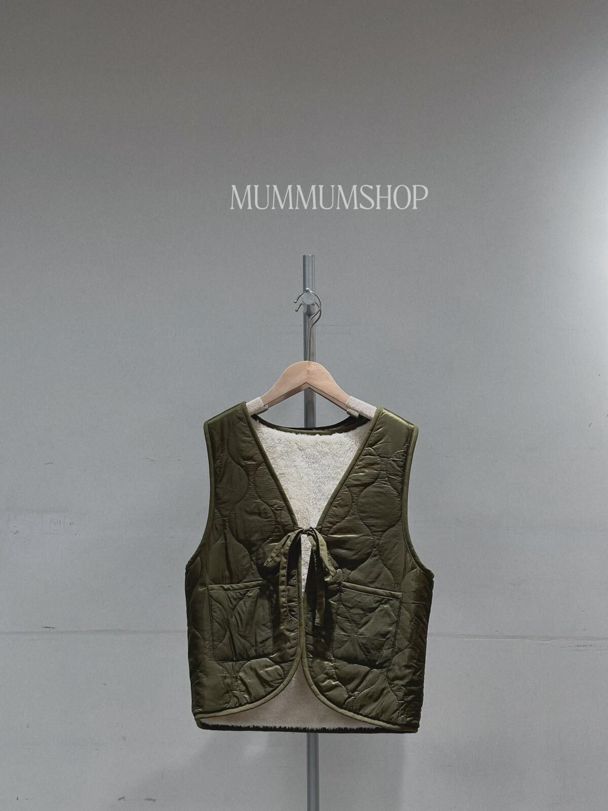 0212763a/日單葫蘆花紋毛毛背心中層外套41/41/23.5