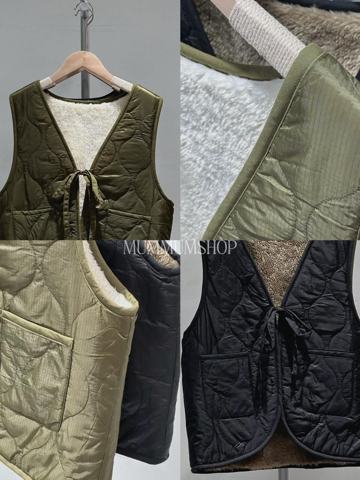 0212763a/日單葫蘆花紋毛毛背心中層外套41/41/23.5