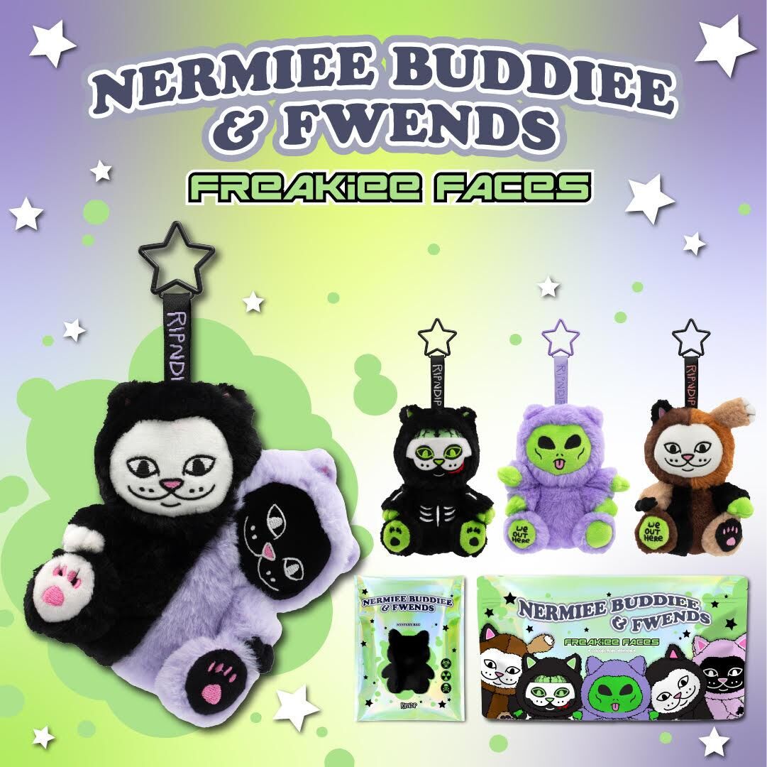 Nermbooboo RIPNDIP Blind Box Keychains| Freakiee Faces