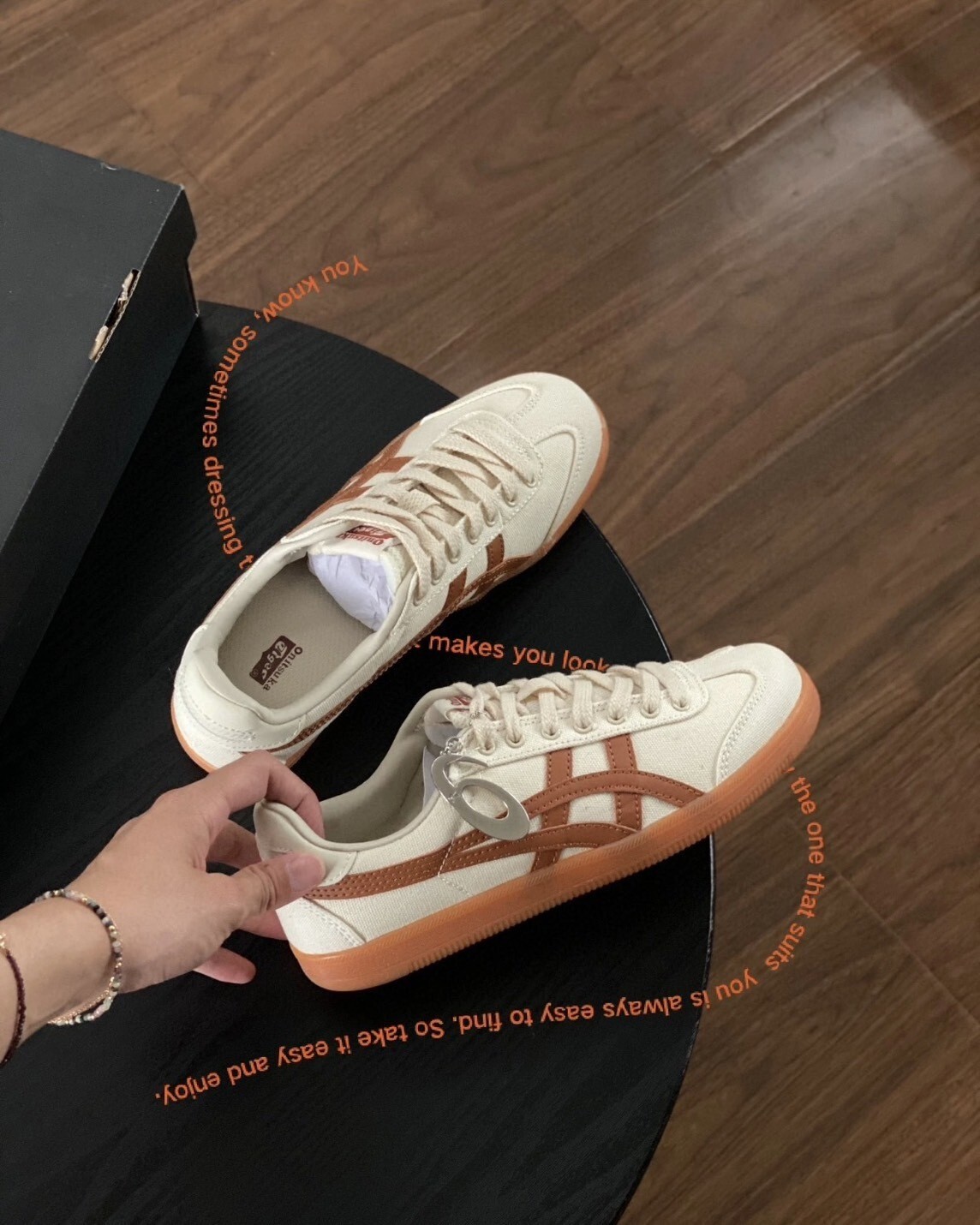 <甜死人的價格!!!> Onitsuka Tiger Tokuten 鬼塚虎 奶油 橘子 帆布鞋 復古 皮革 休閒