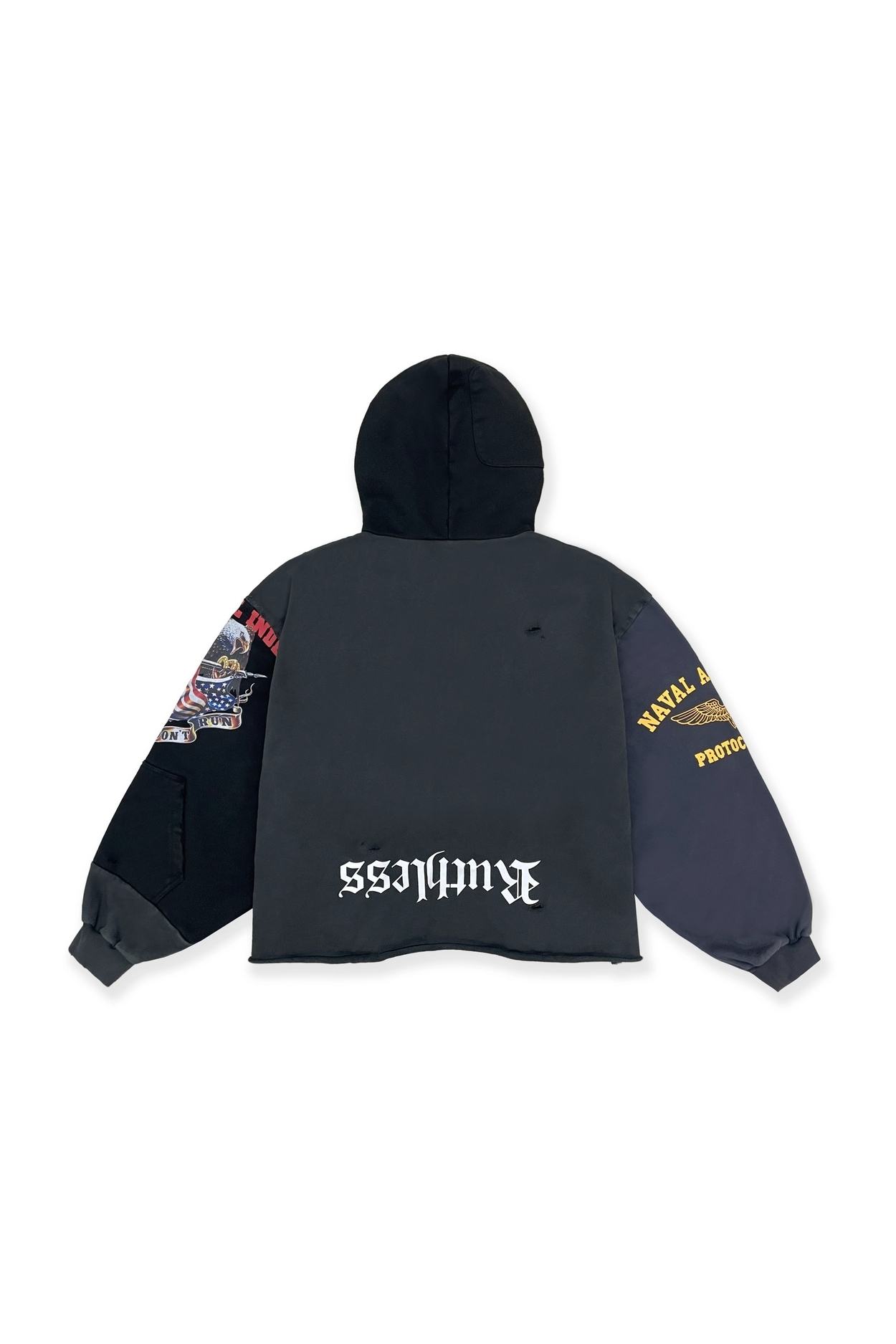 Protocol Index｜Reconstructed sweatshirts zip hoodie (Me