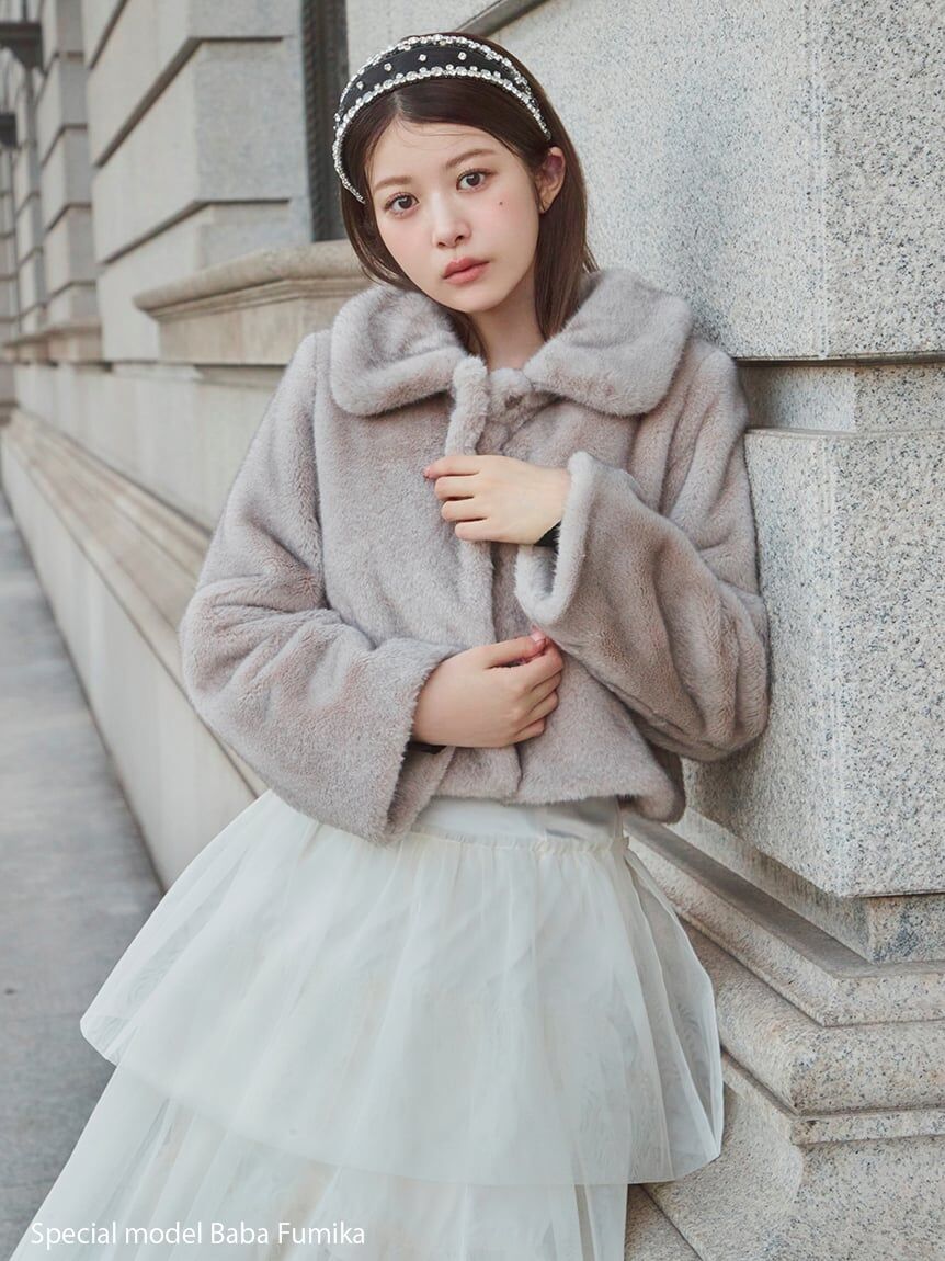 [預購] SNIDEL 澎紗層次長裙