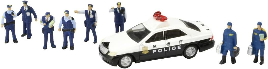 Tomytec 情景小物 145 N規 パトカー・警察官