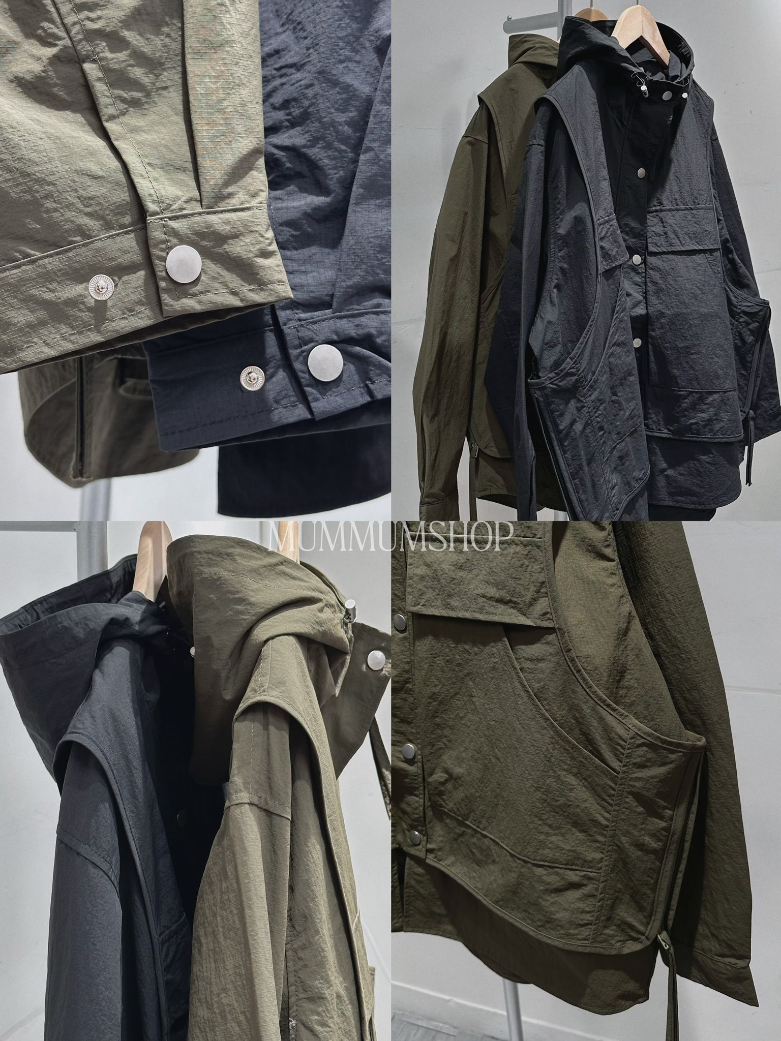 0212781a/韓國冬天一定要買一件靚褸呢件係首選雙層外套50/50/26.5