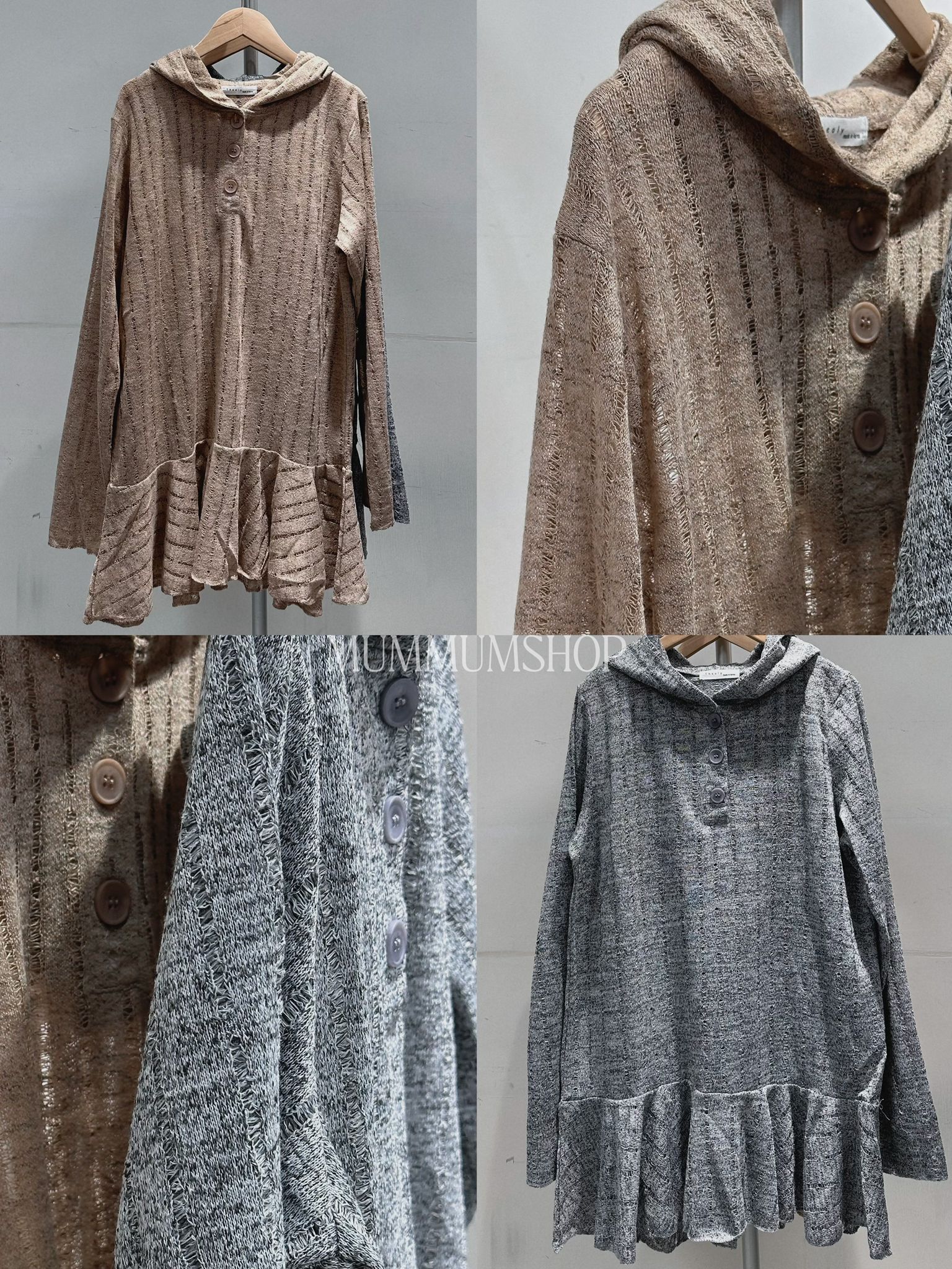 0212783a/韓國小花邊可愛迷人連身衛衣/44C'44W'30L'