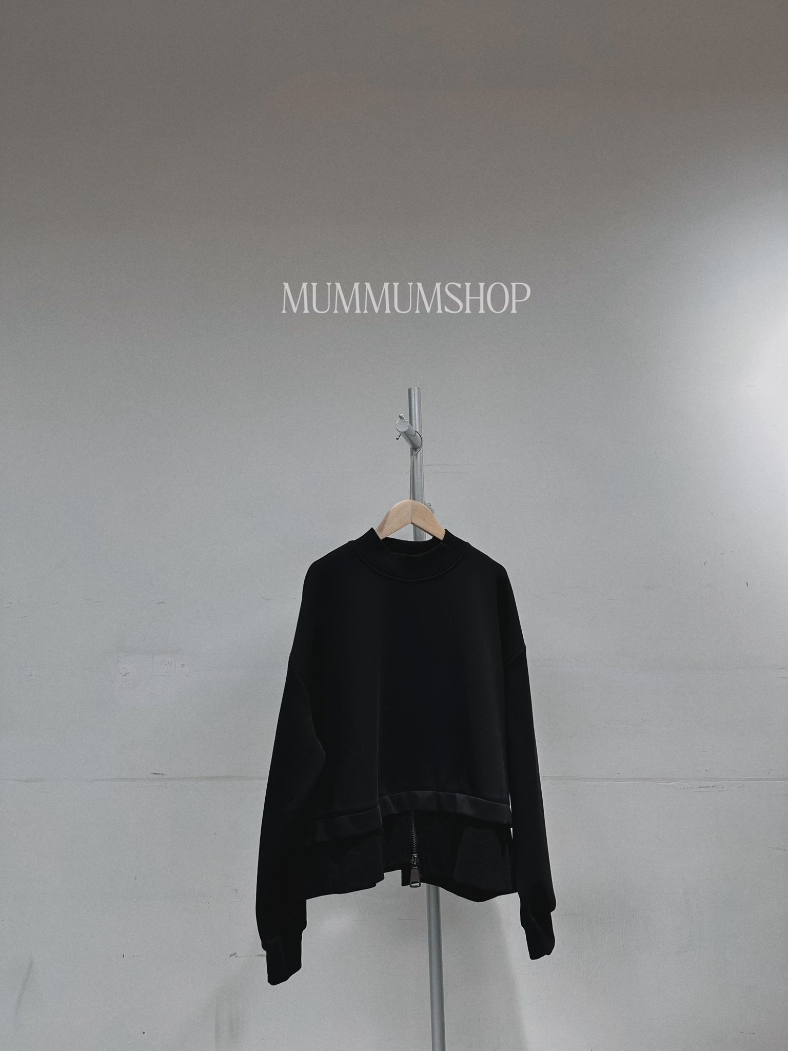 0212784a/日單一見鍾情小高領太空棉料上衣/52c'52w'22l'