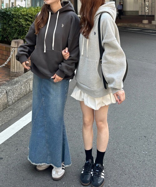 <快速出貨> U.S. POLO ASSN.xGeeRA 刺繡刷毛帽T