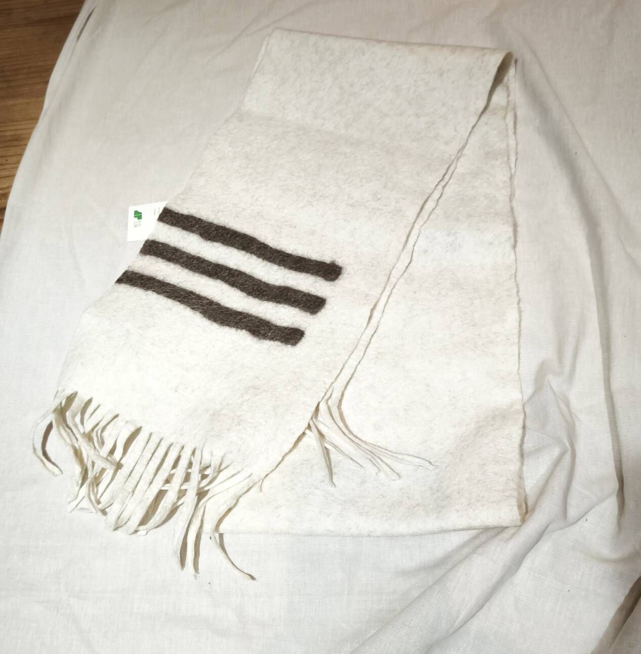犛牛絨手工毛氈圍巾｜流浪牧人款｜窄版｜ 中國藏區 實體店限定