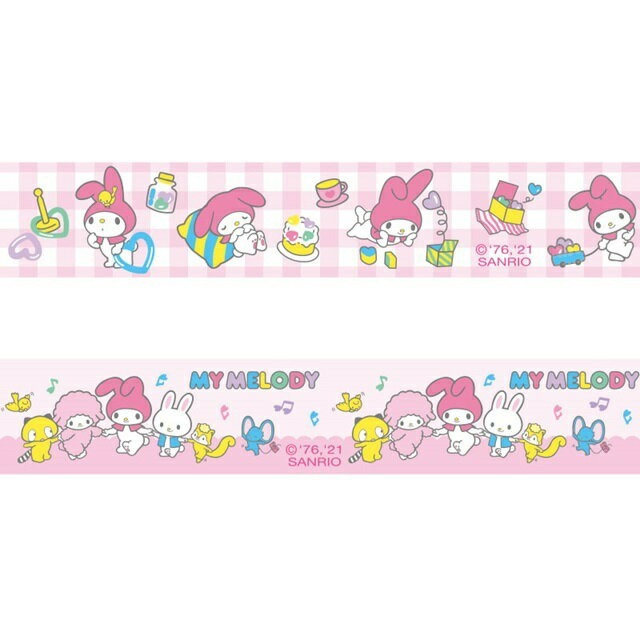 日本 Sanrio 錄音帶造型膠紙座連紙膠帶 (2入)