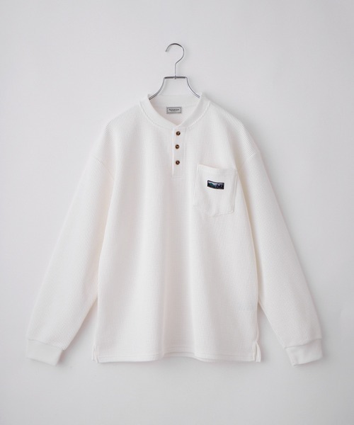 日本 The Craft Crew Products Waffle Henley L/S T-Shirt [CCPls890]