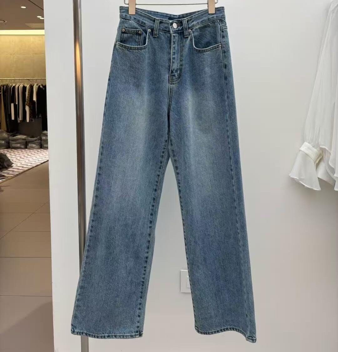 JU5134 梨形身材顯瘦牛仔褲(S/M/L)