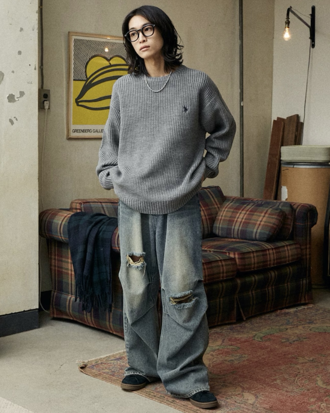 🇯🇵 U.S. POLO ASSN. X PUBLUX 圓領 羅紋 針織衫 針織毛衣 寬鬆 / 預購