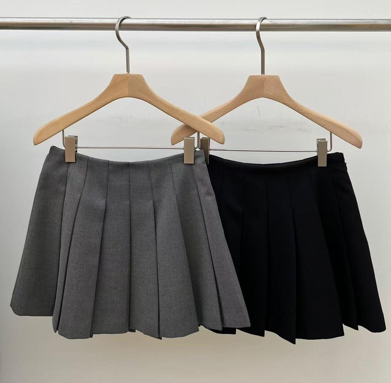 JU5141 A字百褶半身裙