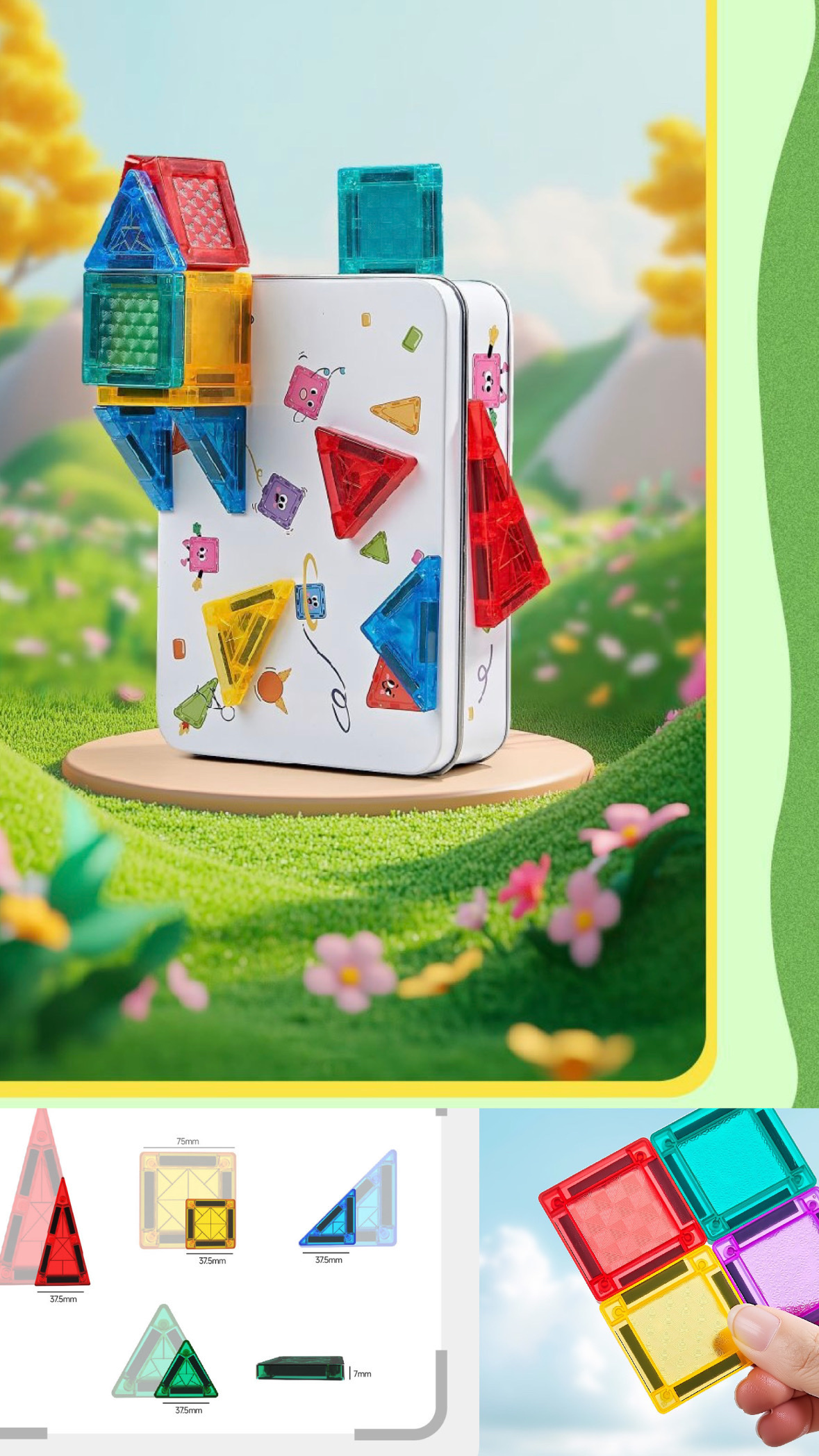 出遊吃飯好幫手無負擔攜帶小小磁力片