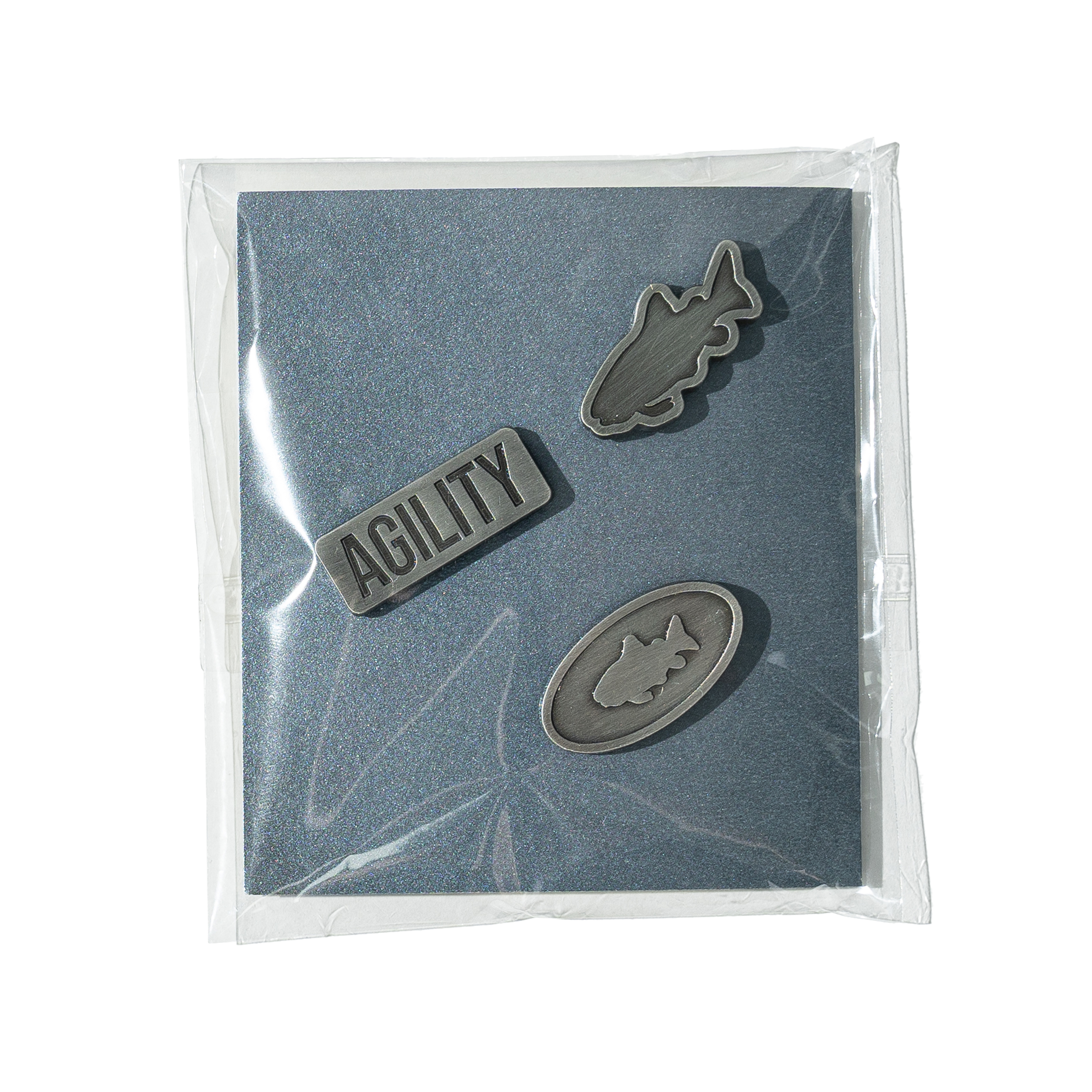 JKS AGILITY 10th 單色金屬徽章
