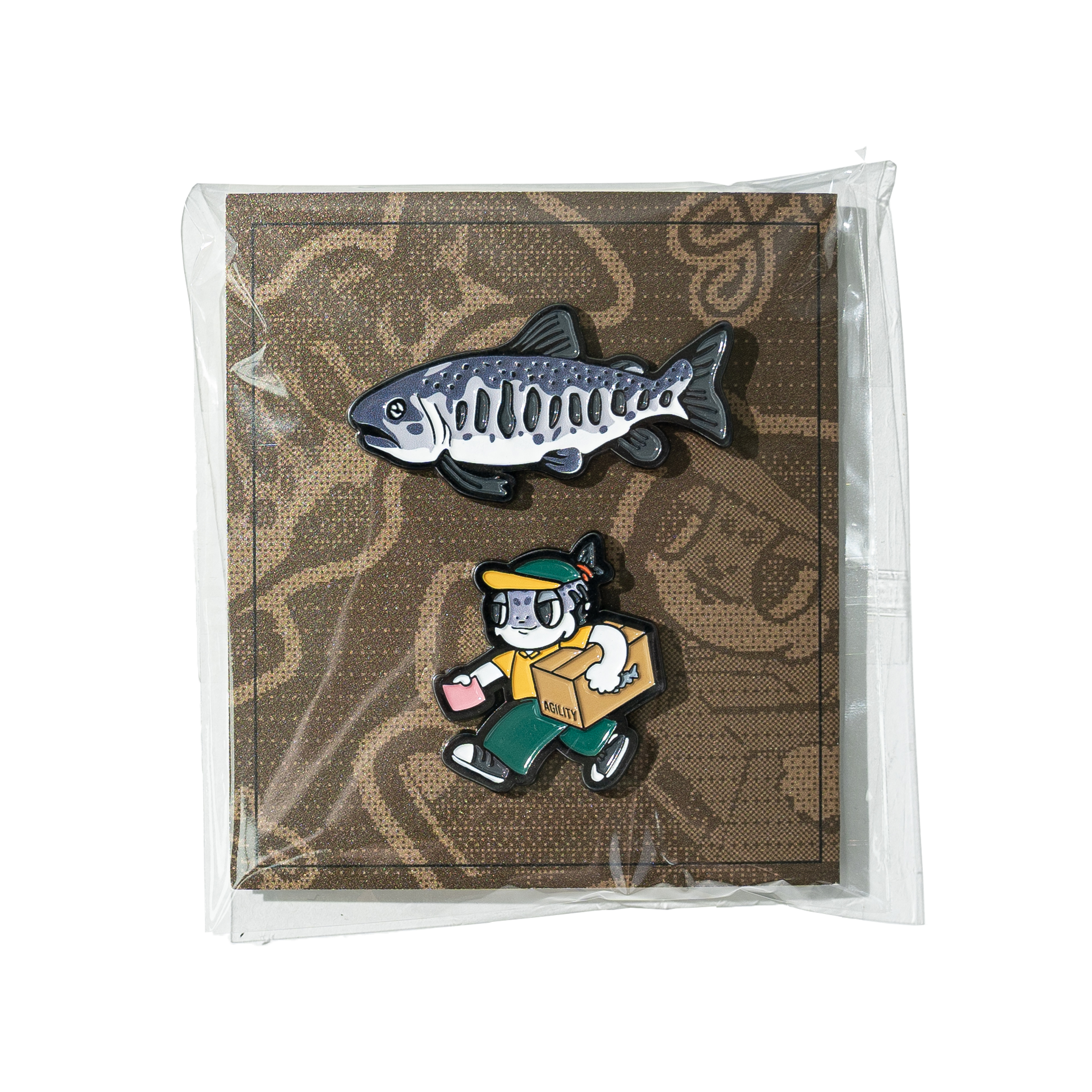 JKS AGILITY 10th 彩色金屬徽章