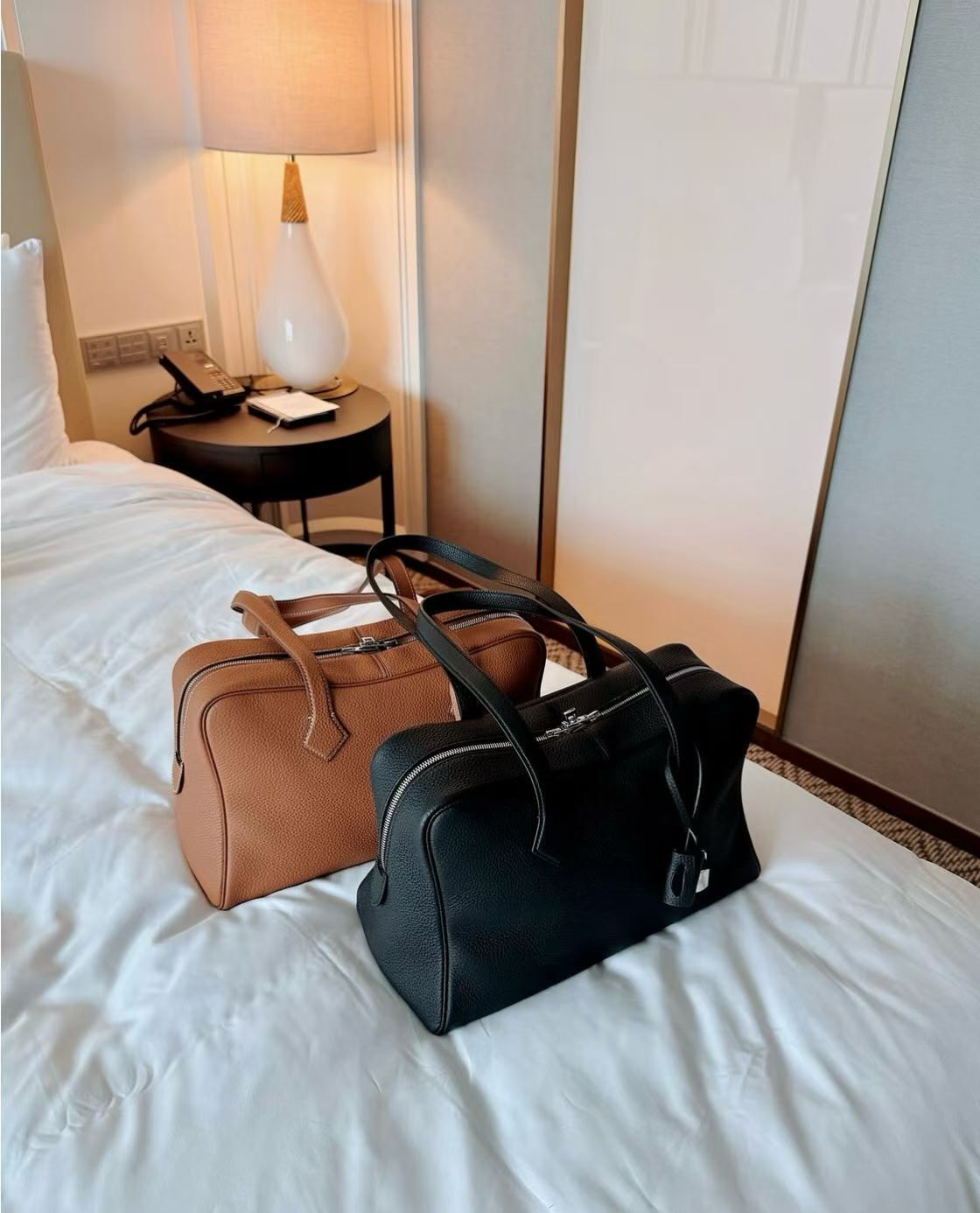 JU5145 真皮保齡球公事手提包