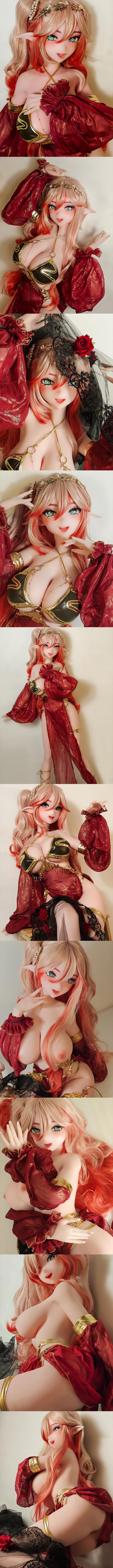 愛莎貝兒娃娃 夏池空 AHR-148CM-全矽膠 acg cartoon silicone sex doll