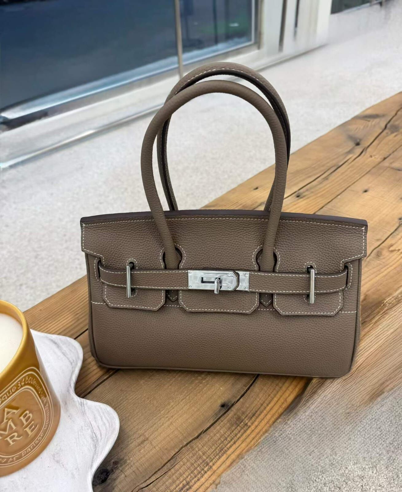 JU5146 貴氣手提鉑金包