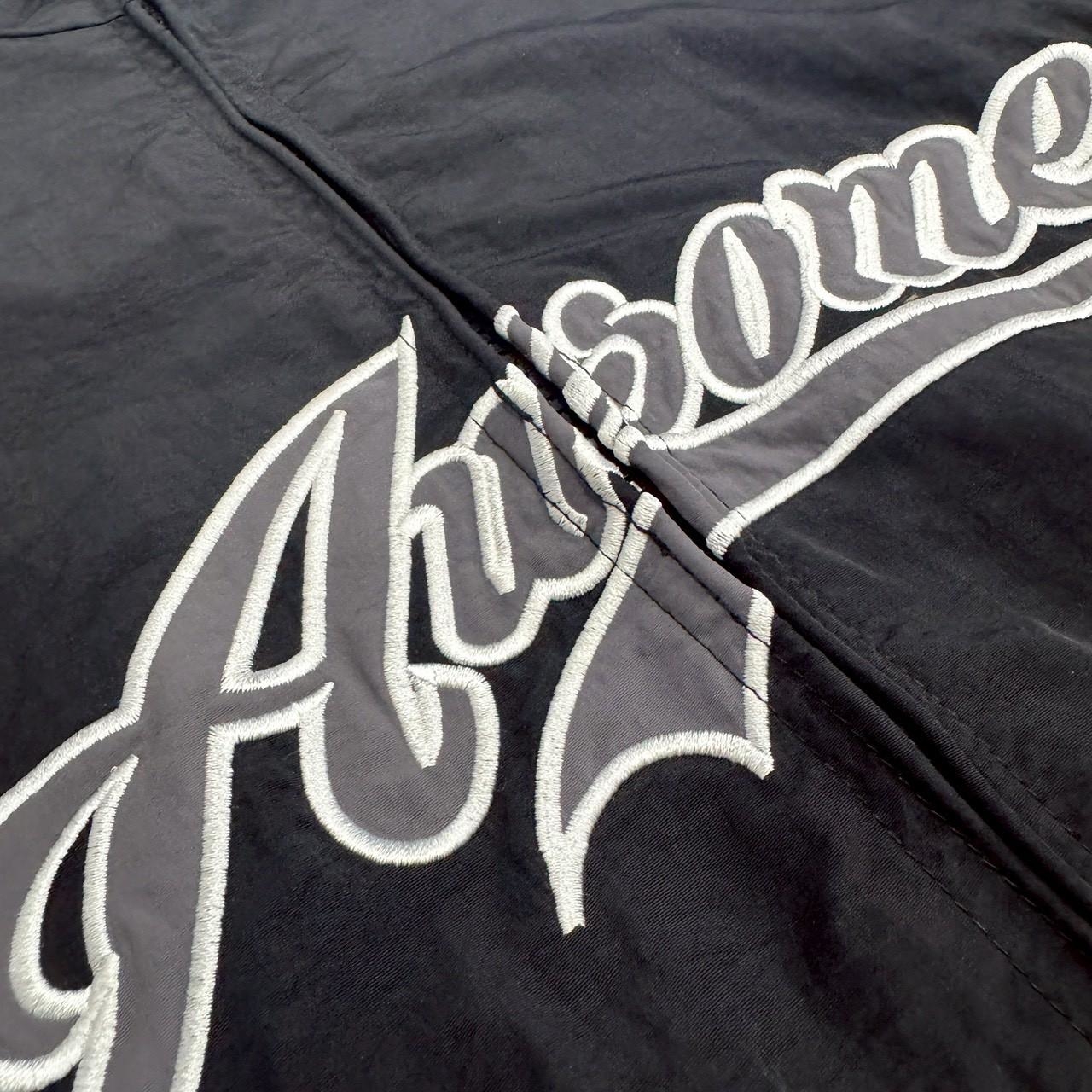 Awesome 小高領刺繡織條風衣外套 98266