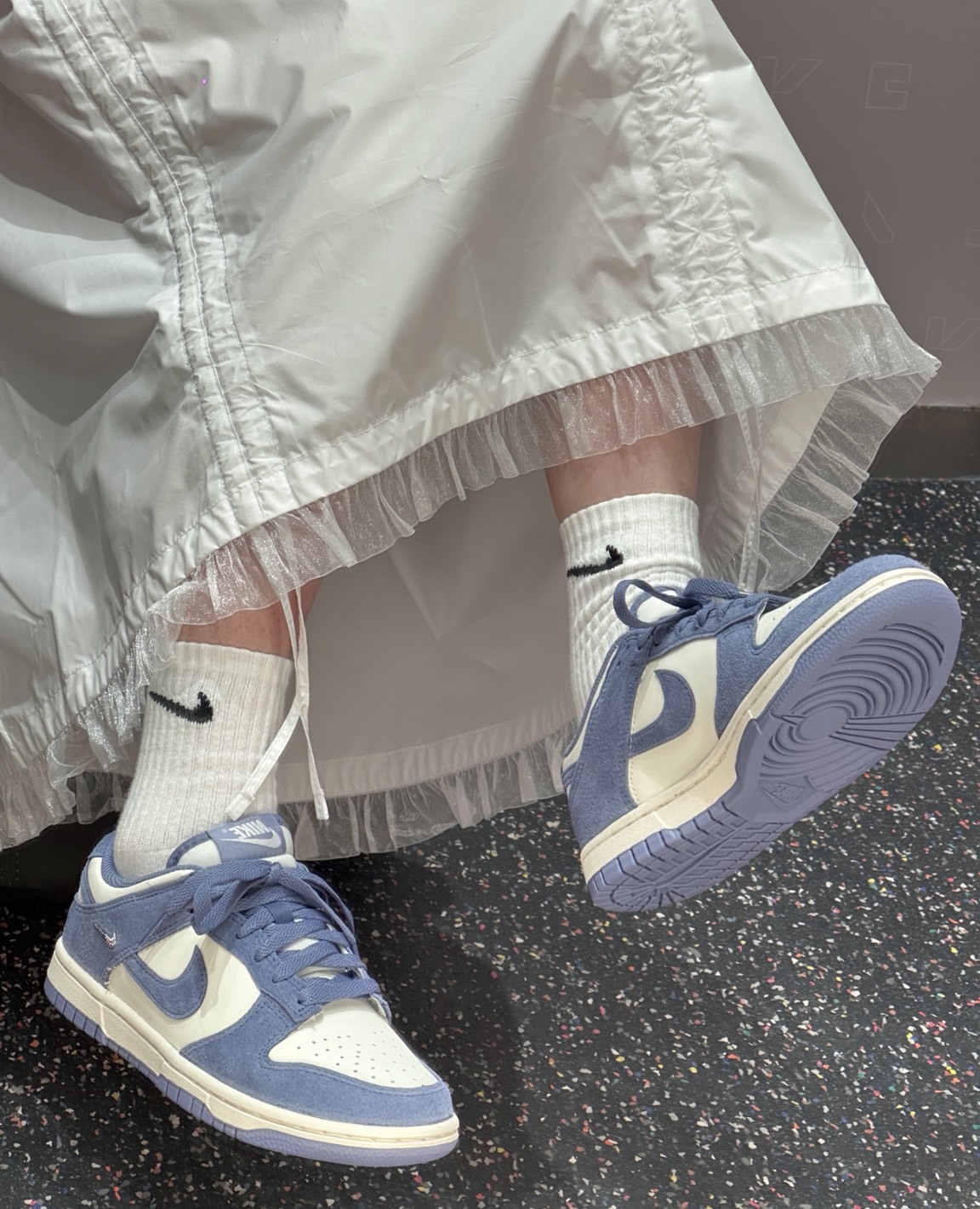 NIKE DUNK LOW 'World Indigo' 白薰衣草 金屬小勾