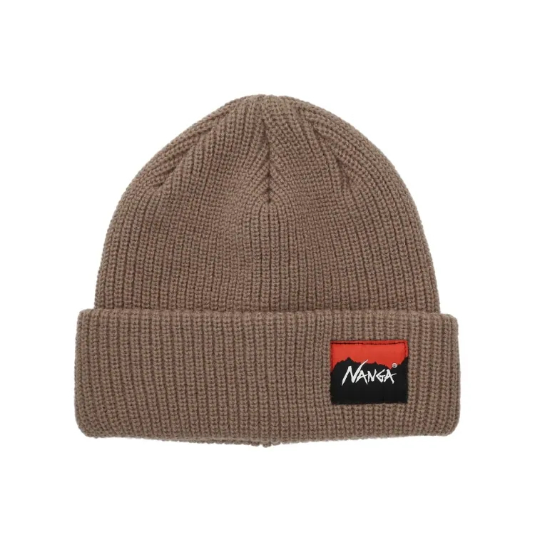 Nanga｜Box Logo Bulky Beanie 保暖毛帽