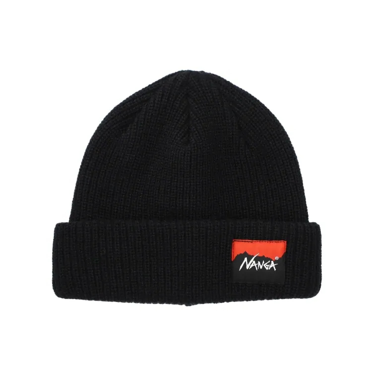 Nanga｜Box Logo Bulky Beanie 保暖毛帽