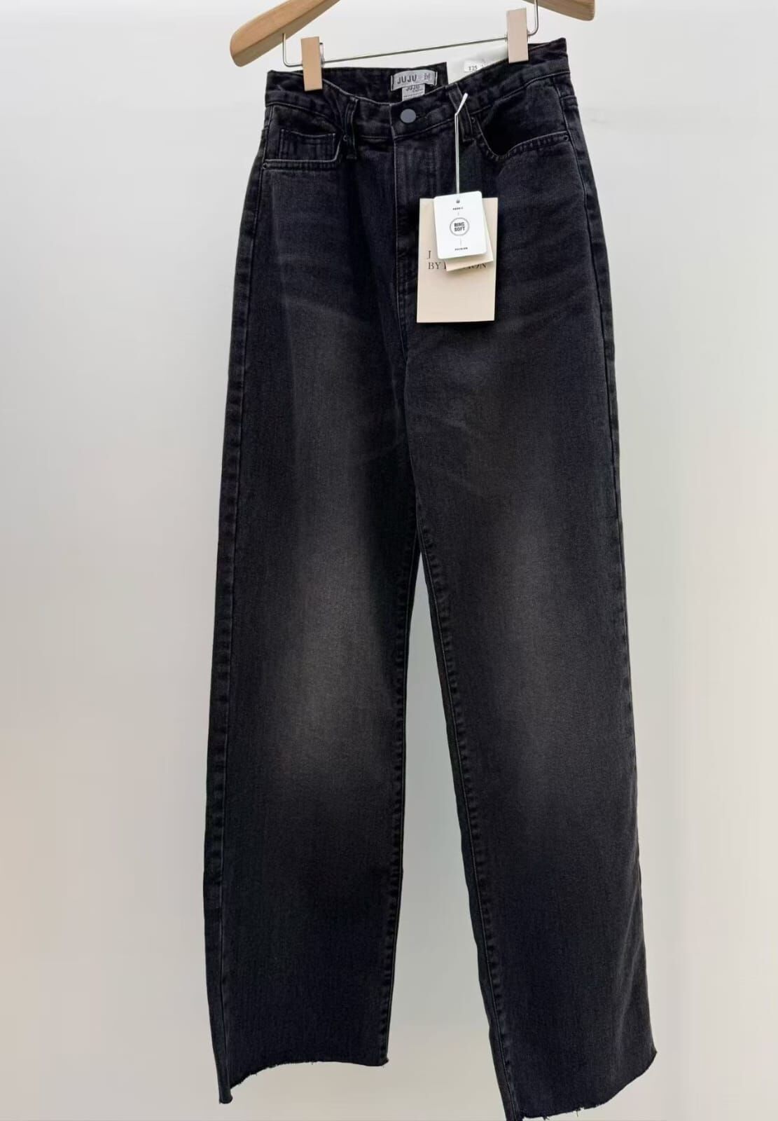 JU5148 噴色洗水牛仔褲(S/M/L)