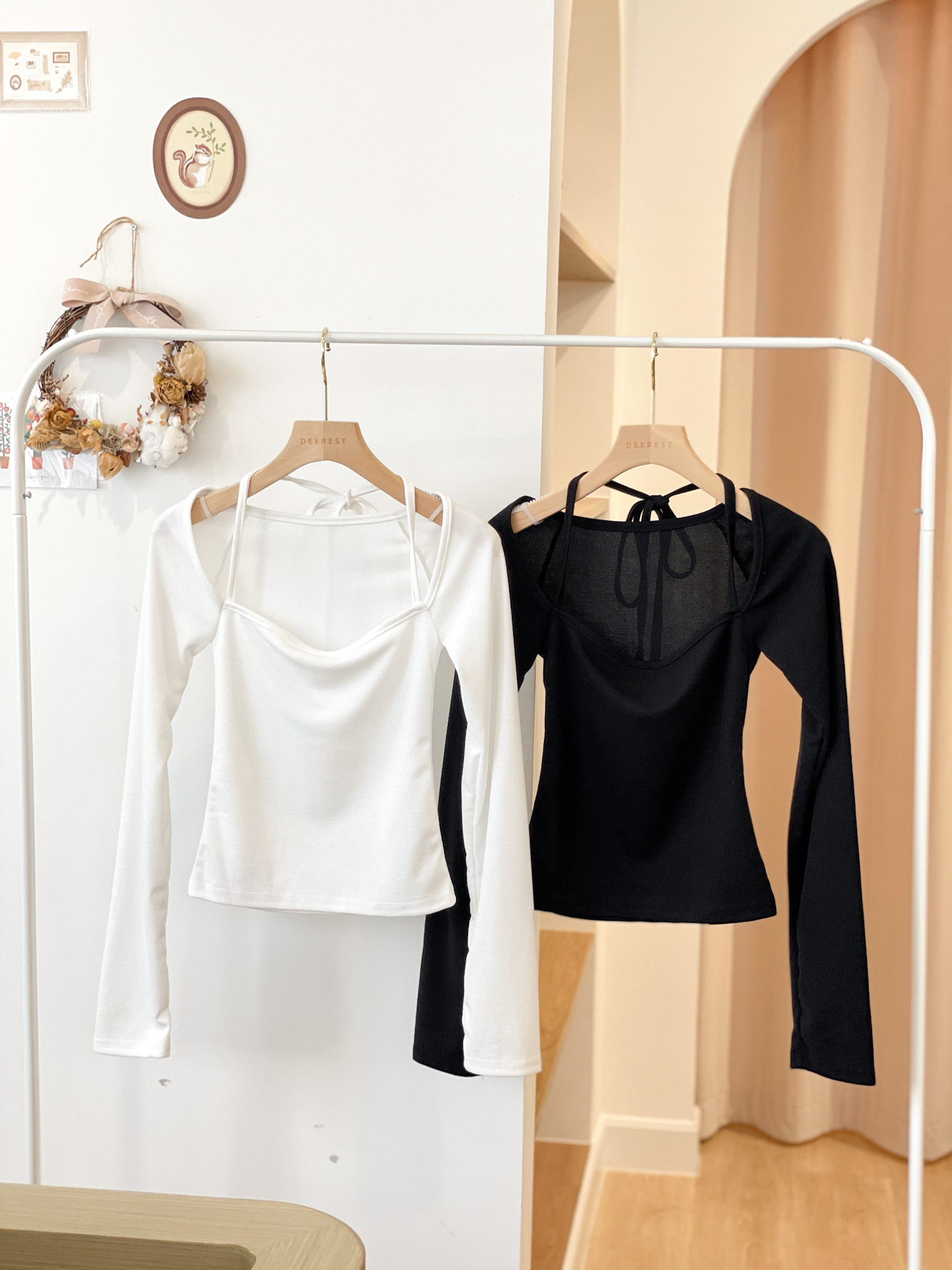 T1404 Selene Halter Light Top