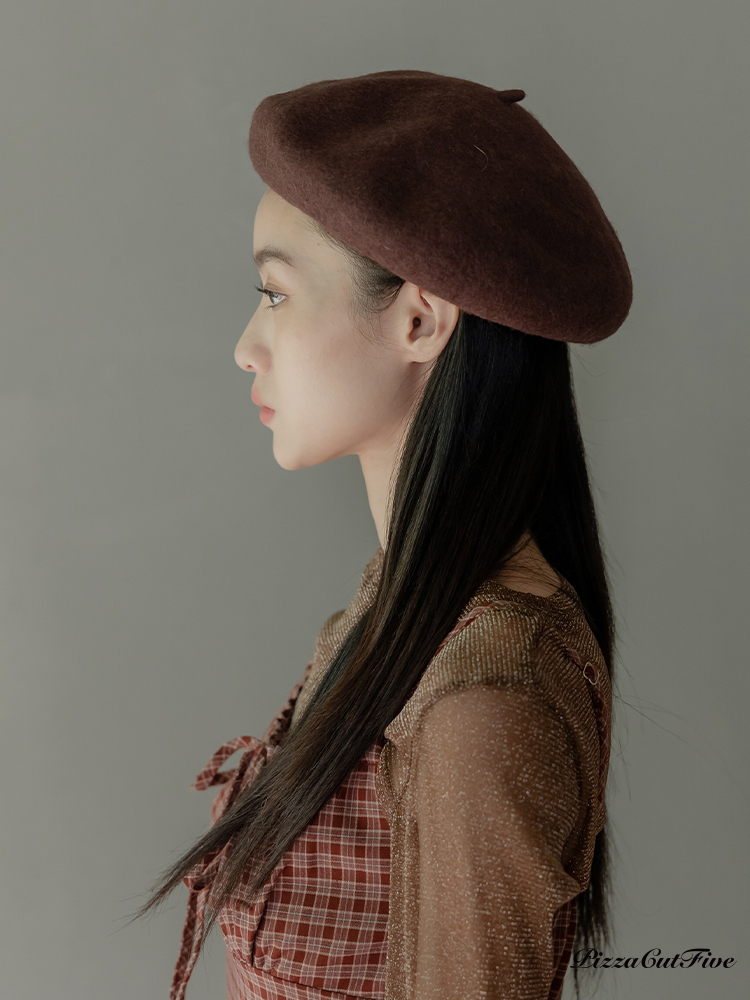 [兩件999]羊毛呢貝蕾帽 PizzaCutFive PCF253630002