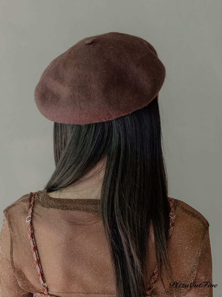 [兩件999]羊毛呢貝蕾帽 PizzaCutFive PCF253630002