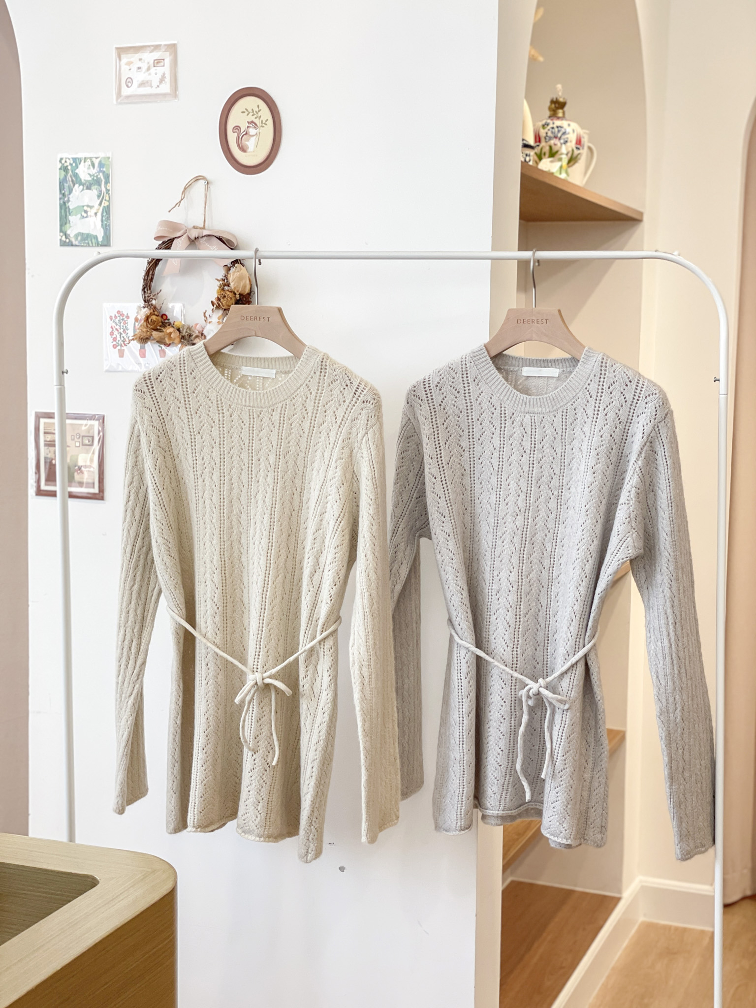 T1413 Ayla Braided Knit Top