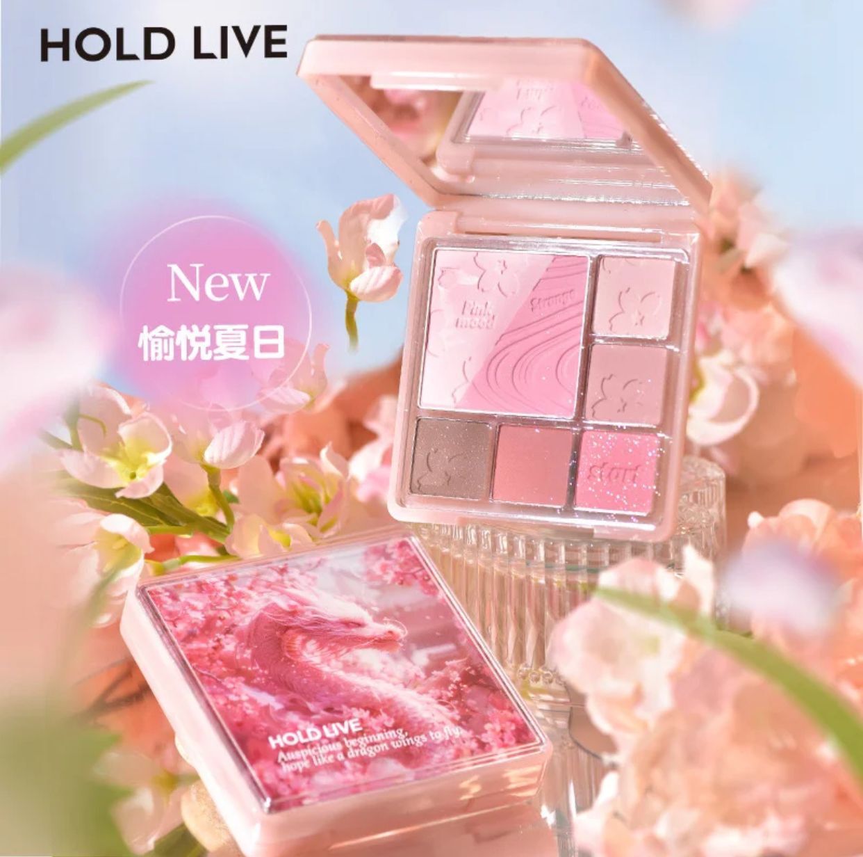 HOLD LIVE Pink Mist Dream Blush & Eyeshadow Palette