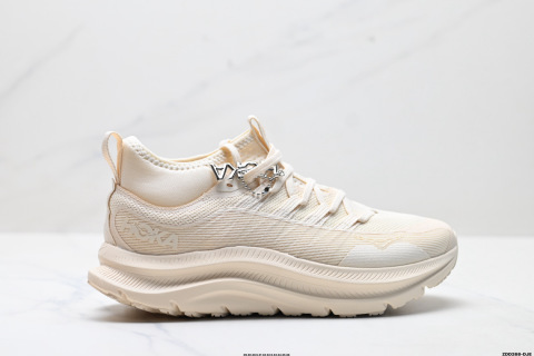 HOKA M KAWANA MID 男裝 米色 輕量中幫戶外越野跑鞋 戶外山脈越野輕量運動跑鞋