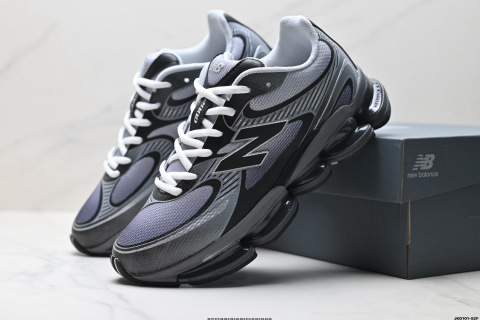 New Balance M2000系列 時尚百搭 織物人造革豬皮減震防滑耐磨低幫跑步鞋