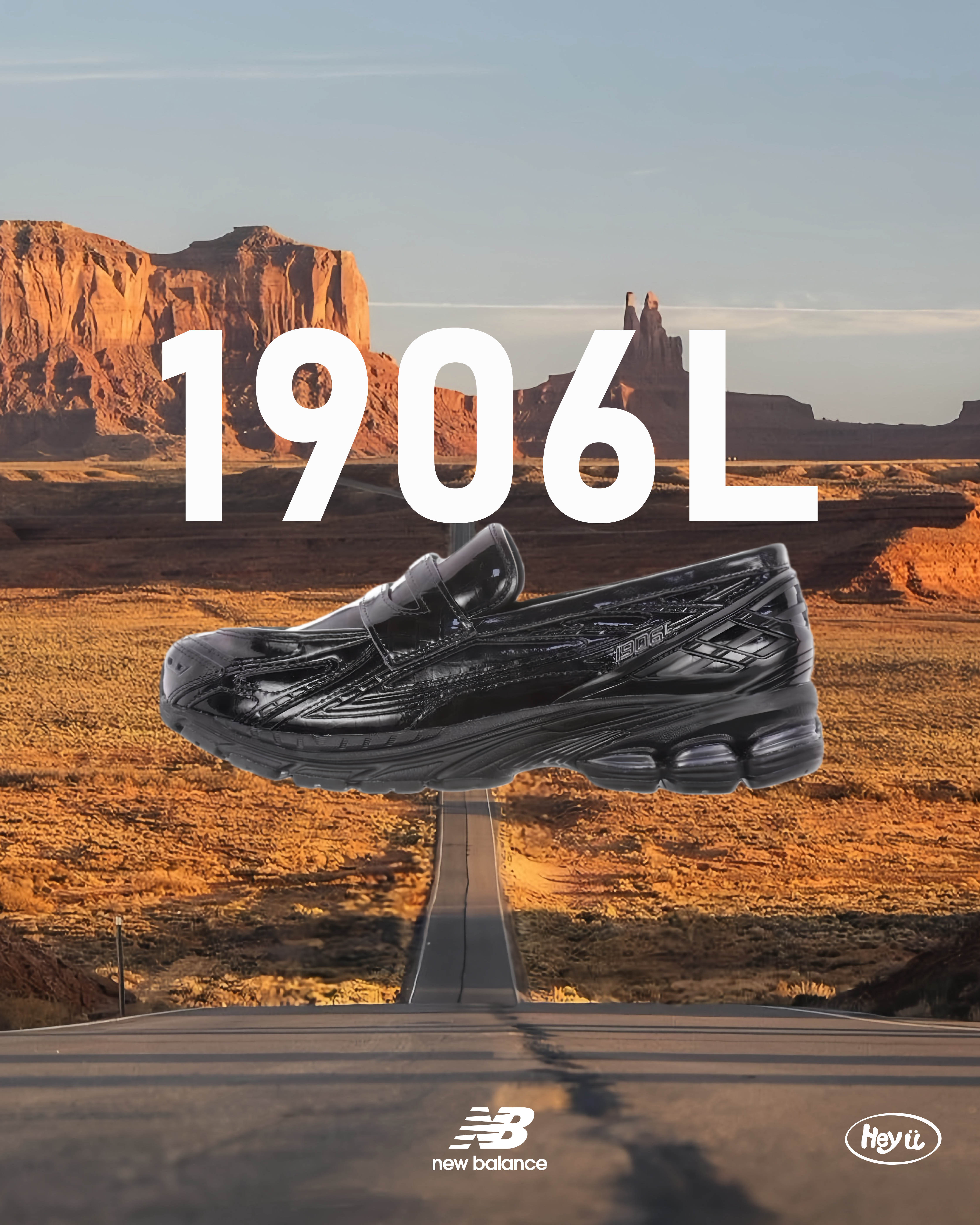 New Balance 1906L"Black Croc"亮黑鱷魚(U1906LCR)