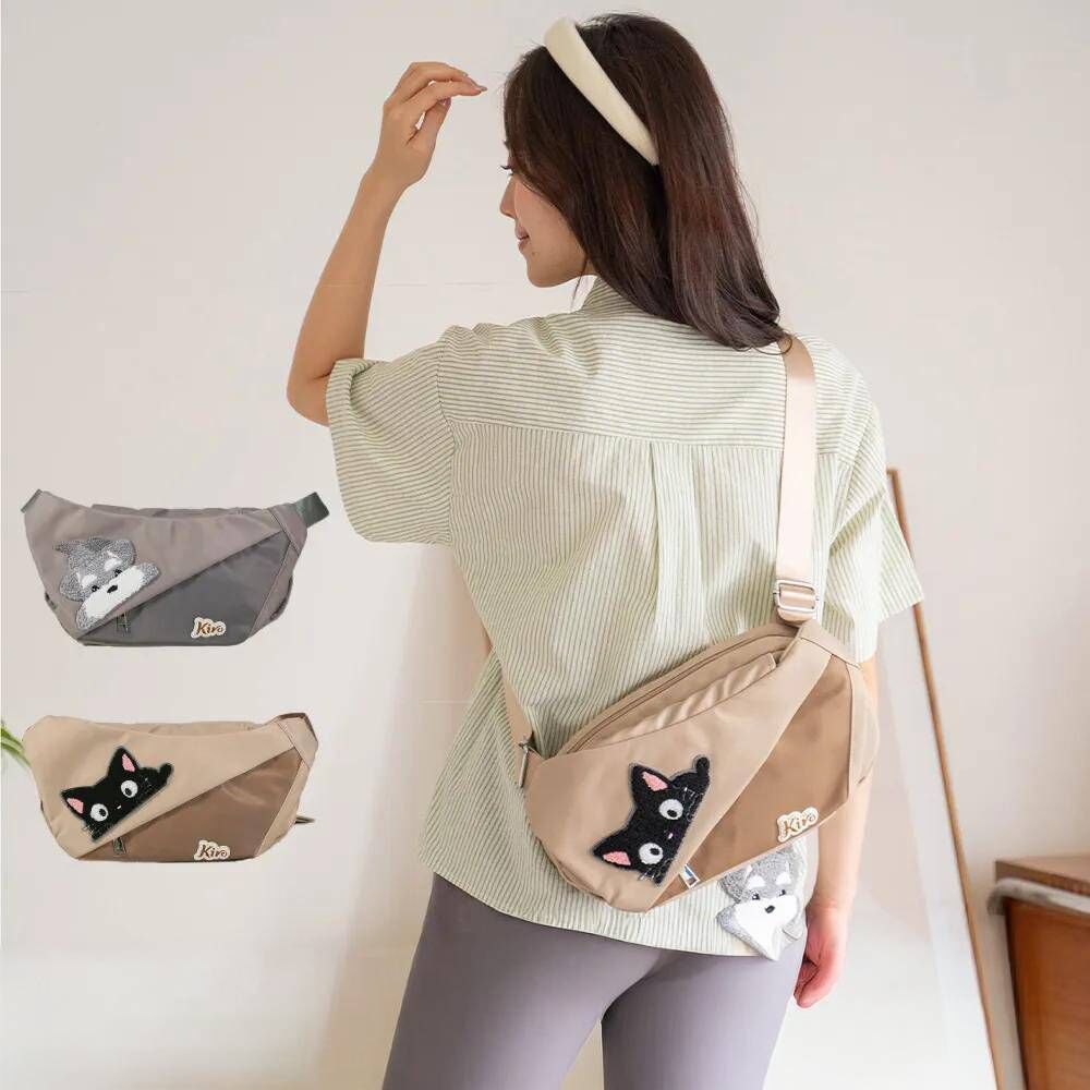 小黑貓斜跨後背包【現貨成品】