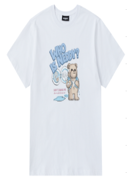 [K] NERDY NEDDY LAUNDRY S/S T-SHIRT(25SS)_WHITE, PNEU25ST1300 (KN83)