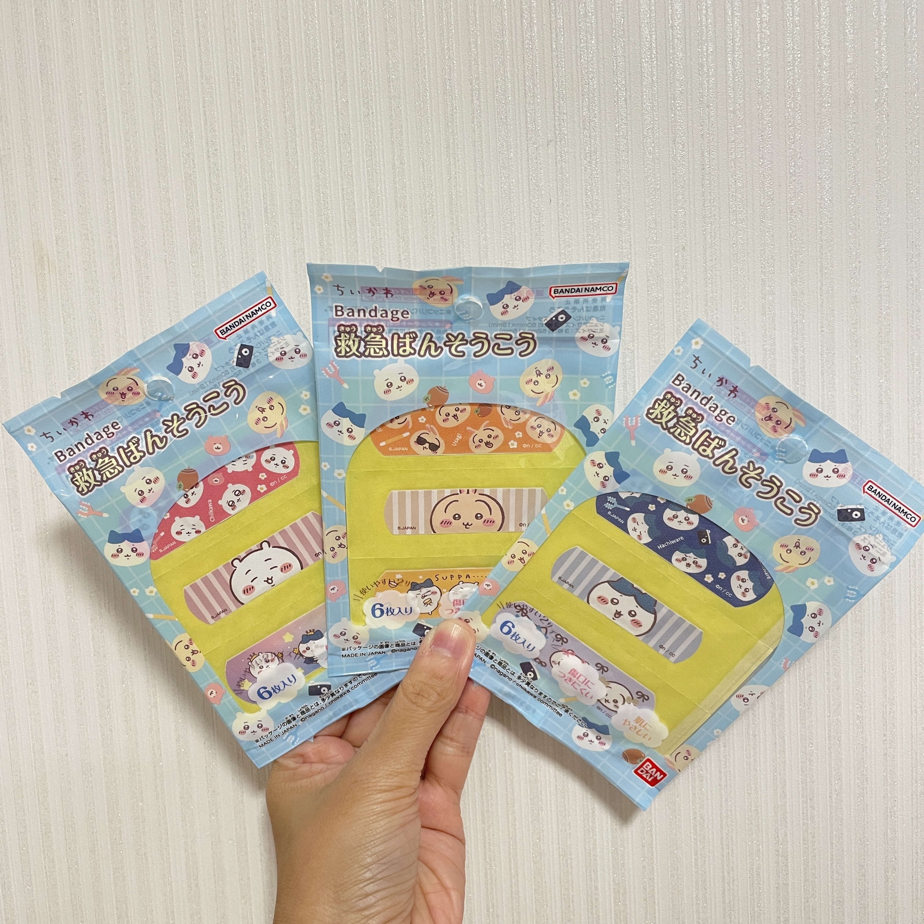 JP Chiikawa 造型膠布 6塊 8677 TK251018