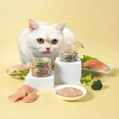 怪獸部落 – 開胃慕斯主食罐 虱目魚鬼頭刀 (藍) 165g (原箱12罐優惠$285)