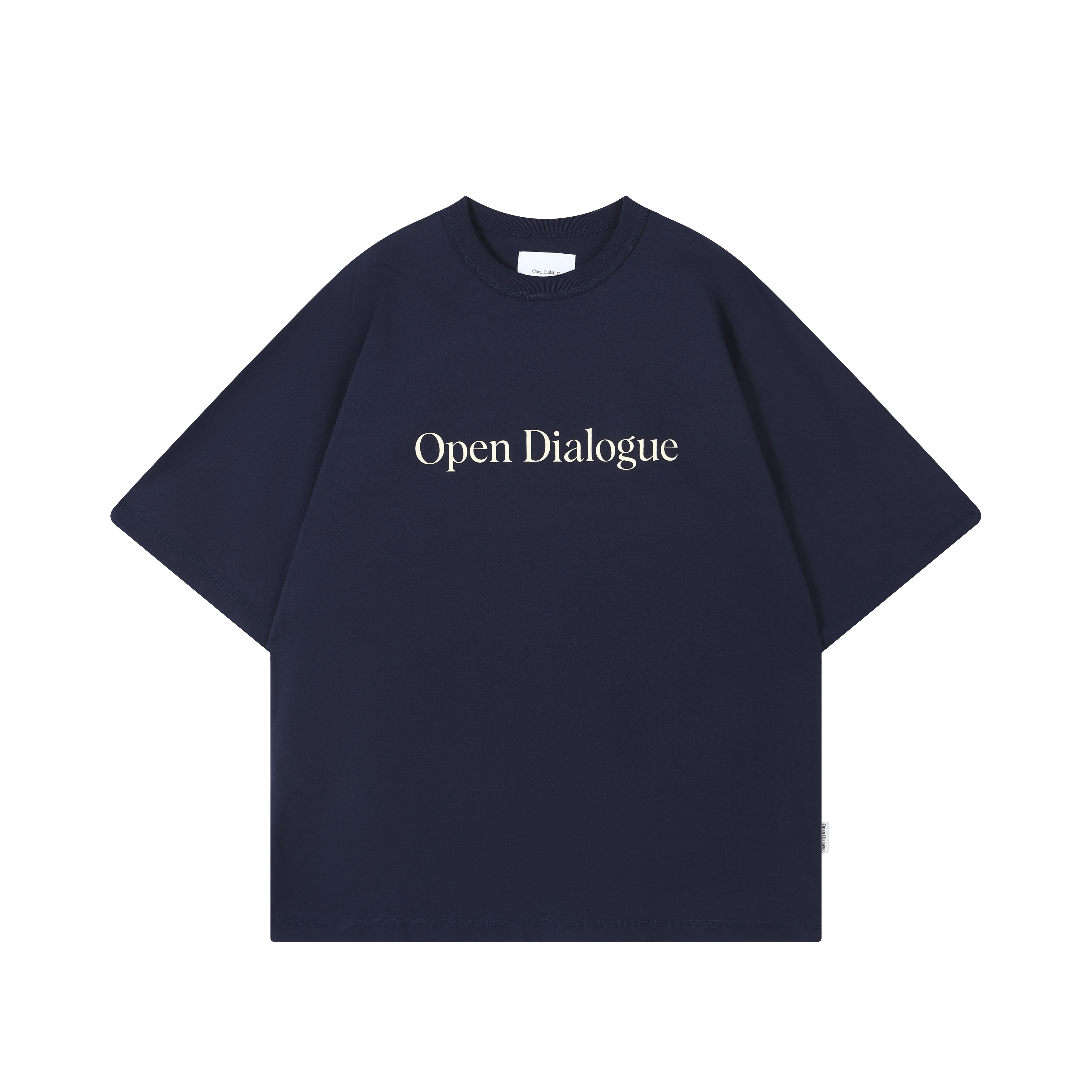 ODE BIG LOGO TEE - NAVY
