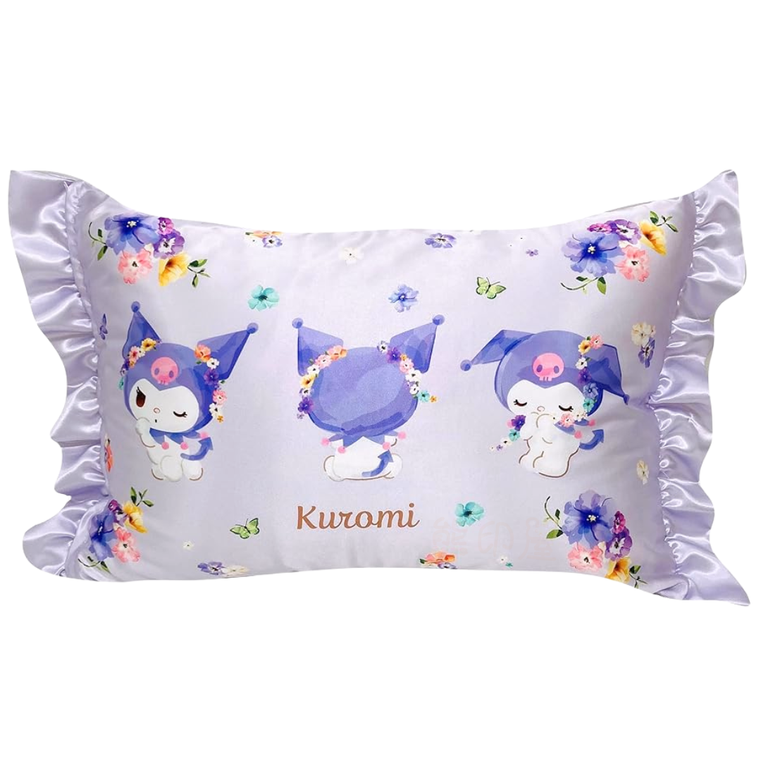 Sanrio  Kuromi 絲滑觸感枕頭套 (平行進口)
