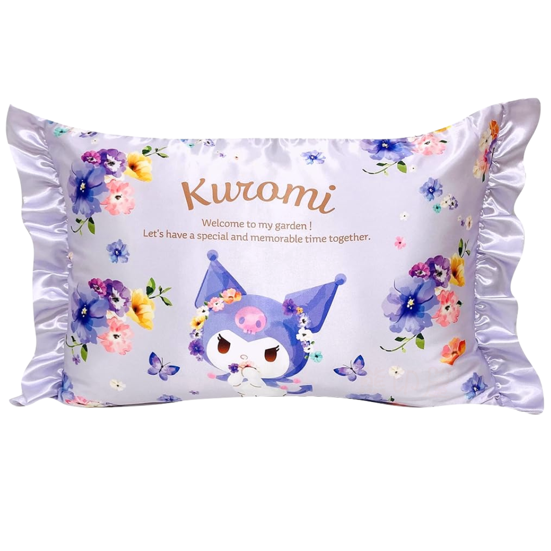 Sanrio  Kuromi 絲滑觸感枕頭套 (平行進口)