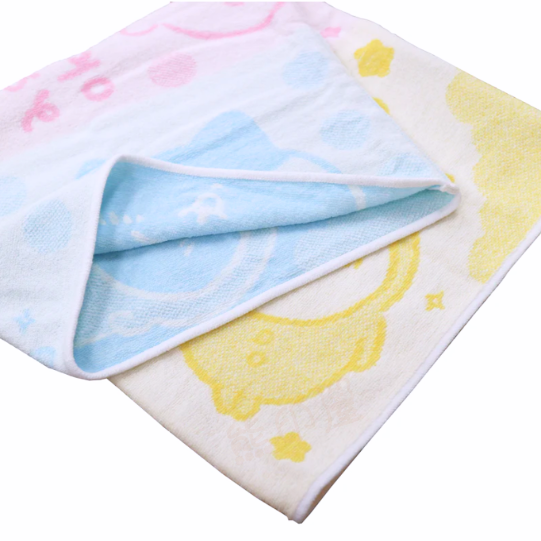 Chiikawa雙面毛巾枕頭套