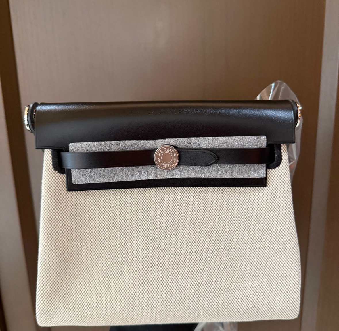 Herbag mini 熊貓 ck canvas K