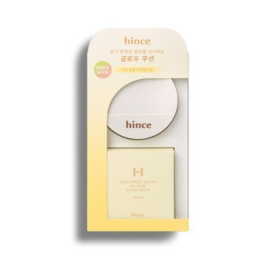 [01/10 - 31/10] HINCE Second Skin Glow Cushion SPF50+ PA++++ 12g (with Refill) [Olive Young Planning Set]